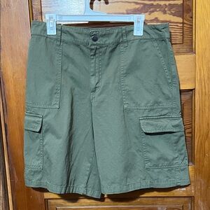 Men’s Wild Fable Cargo Shorts Khaki Green 5 Pocket Size Medium